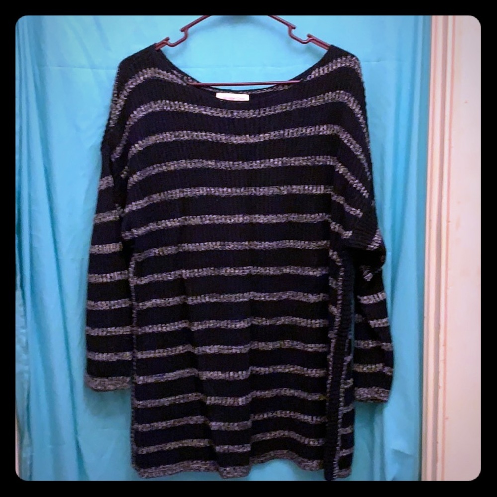 Cold water Creek striped sweater